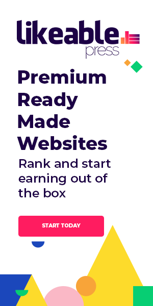 LikeablePress - Premium Ready Made Websites For Sale - Rank and start earning out of the box